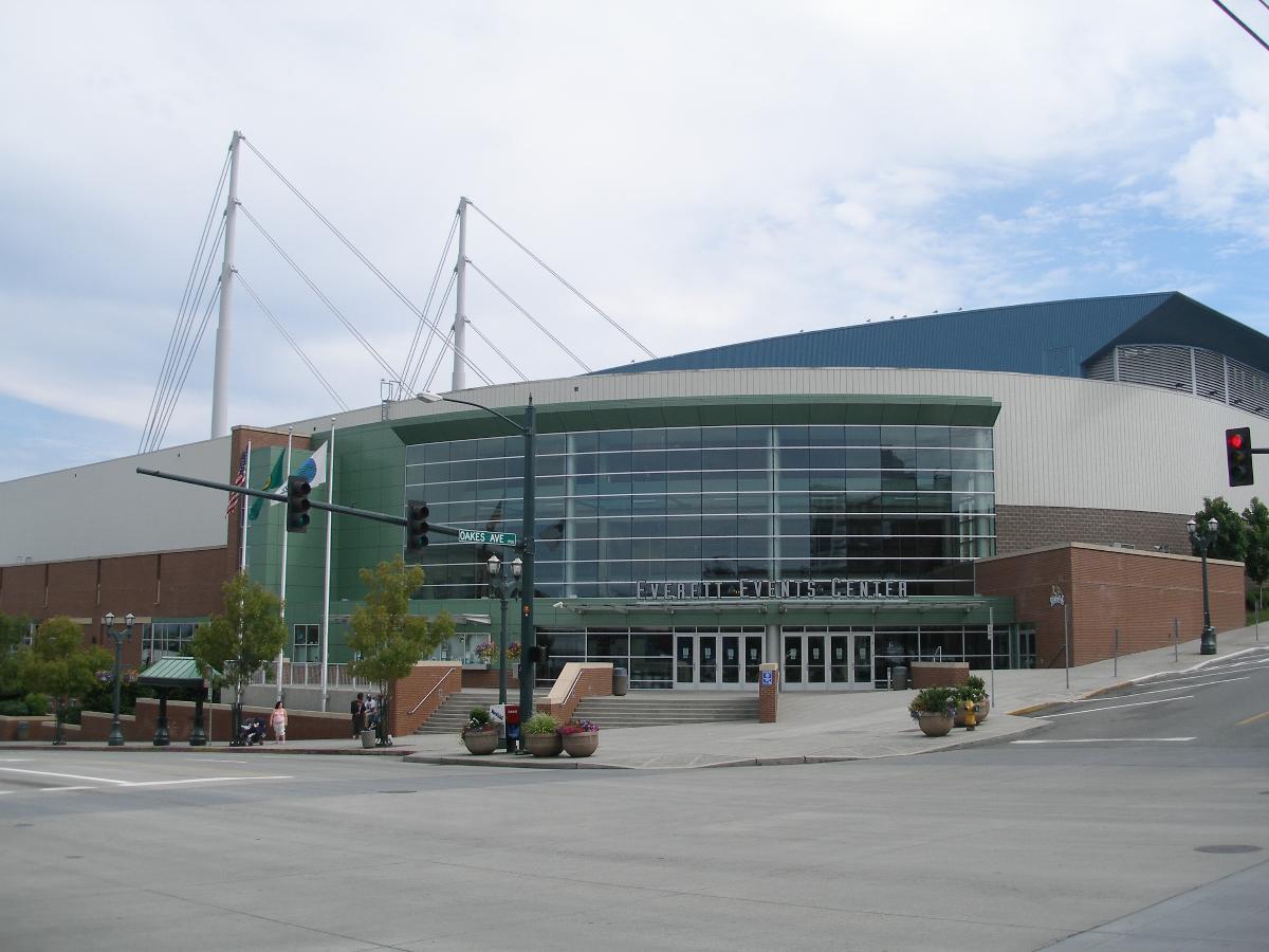 Structurae [en] Everett Events Center, Everett, WA. (Now Comcast Arena)