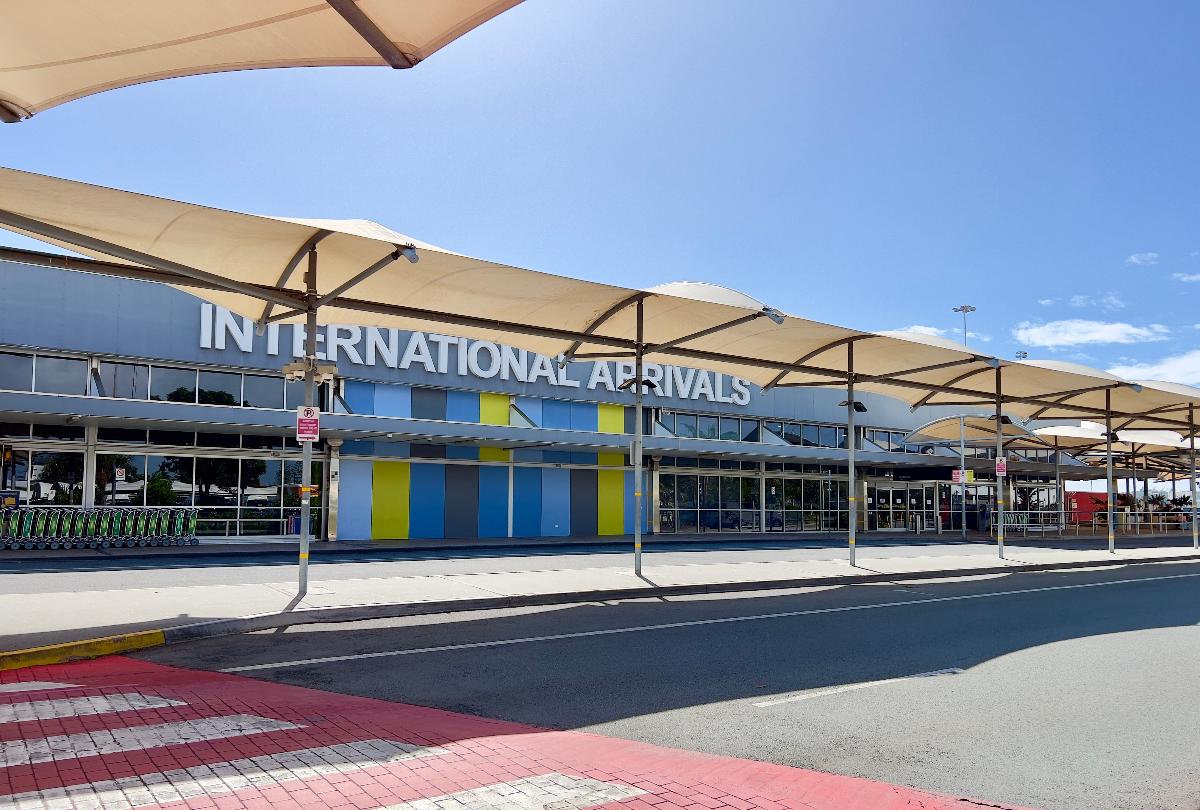 Exterior of Gold Coast Airport, 2022 