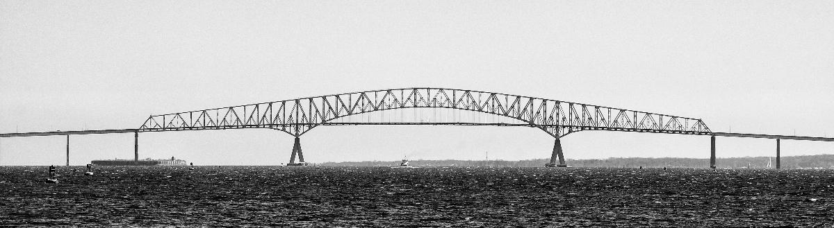 Francis Scott Key Bridge in Baltimore, MD 