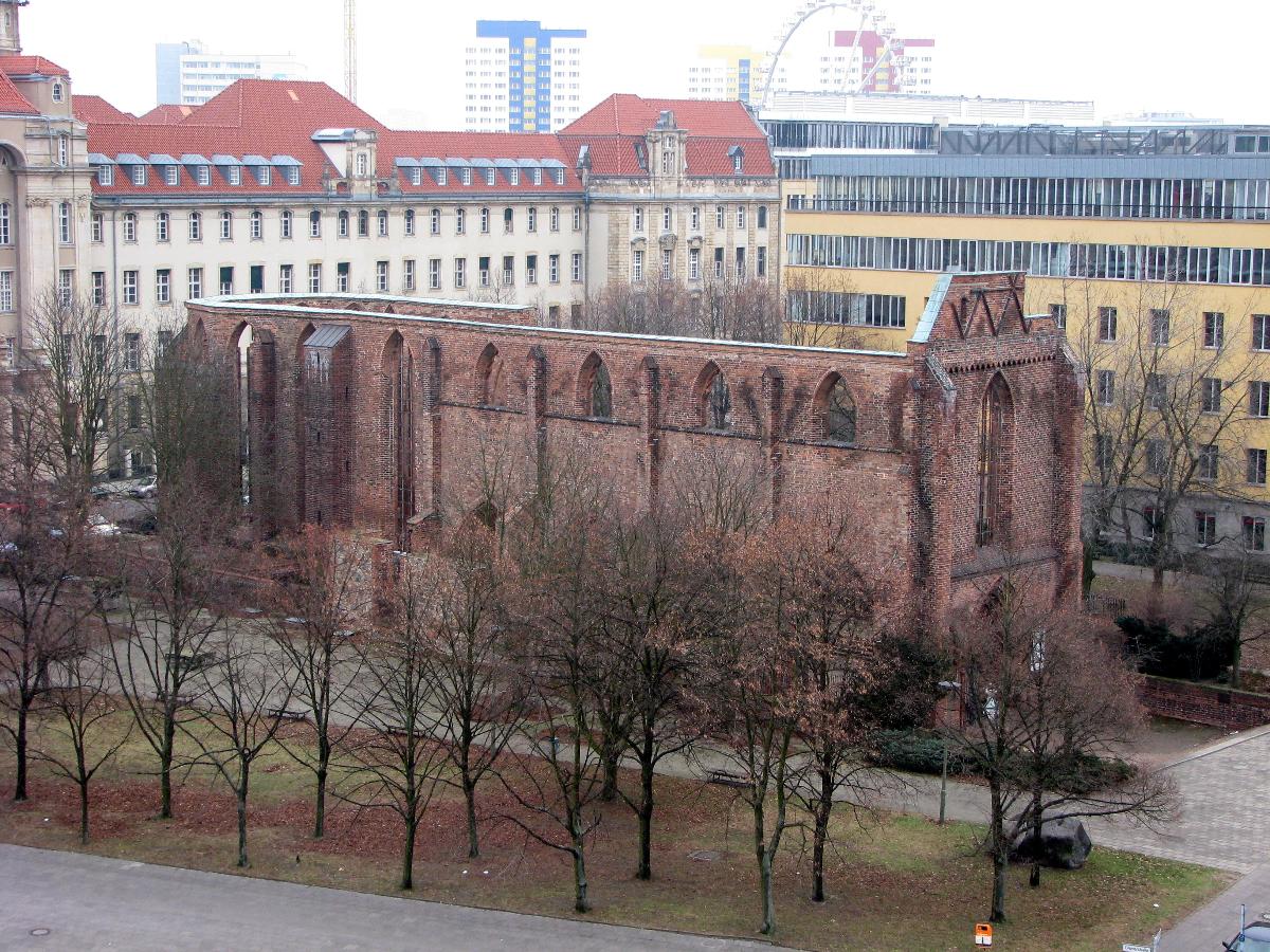 Ruins of the Franziskaner-Klosterkirche in Berlin 