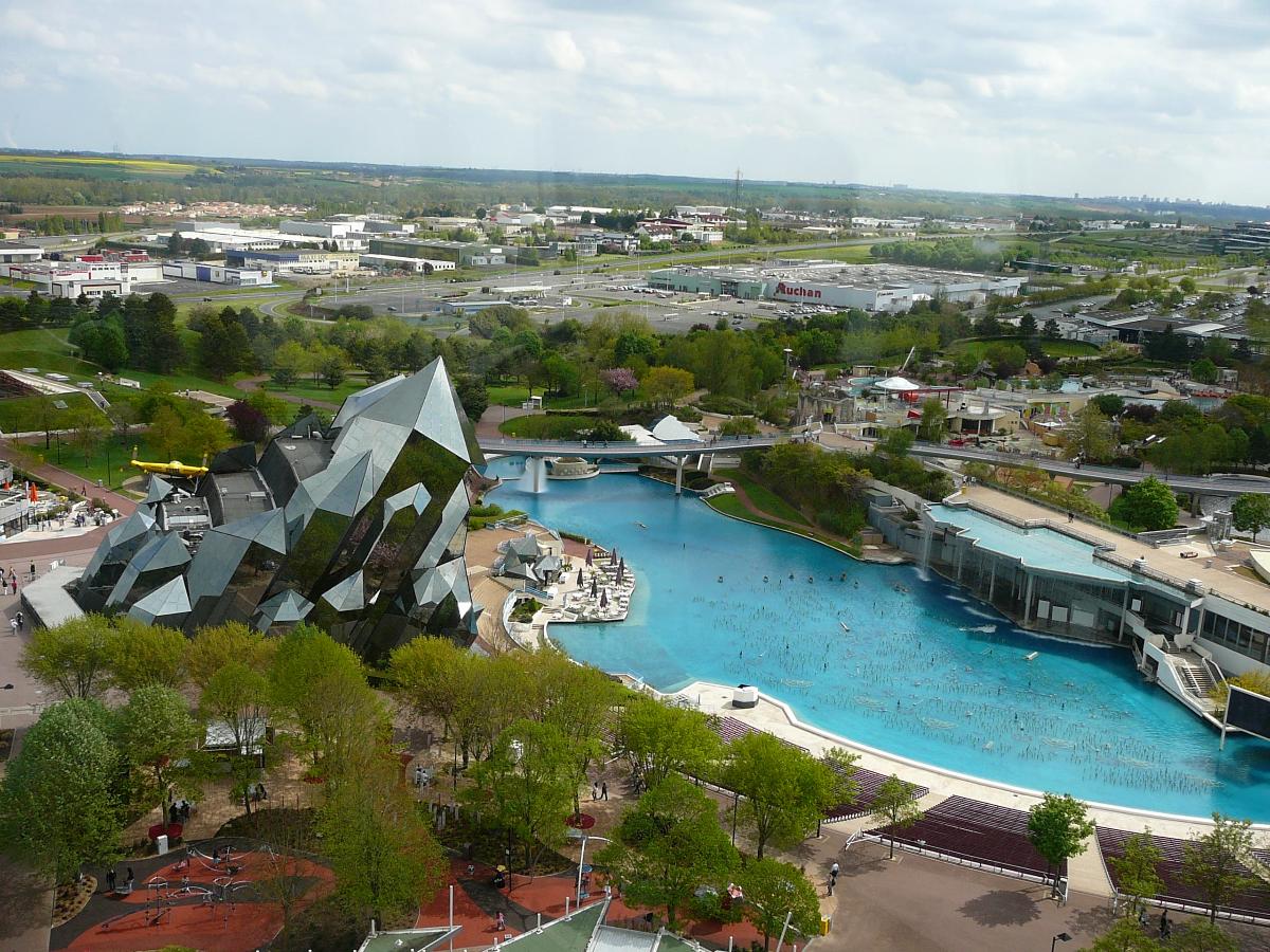 Futuroscope seen from the gyro tower 