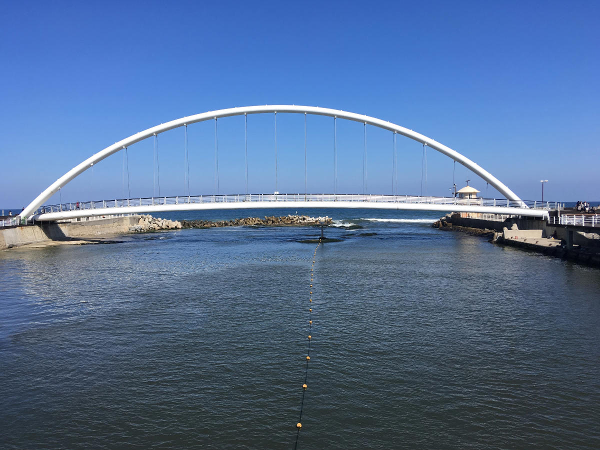 Gangmun Sotdae Bridge in Gangneung. 