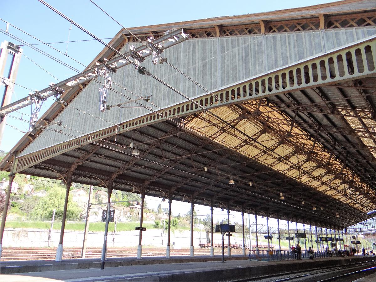 La gare d'Agen, Lot-et-Garonne, France 