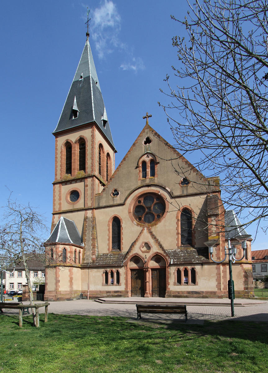 Protestantische Kirche in Haguenau. 