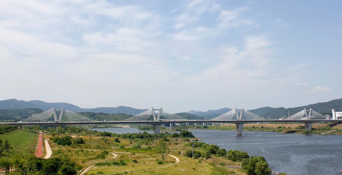 Haknarae Bridge, Sejong, South Korea 