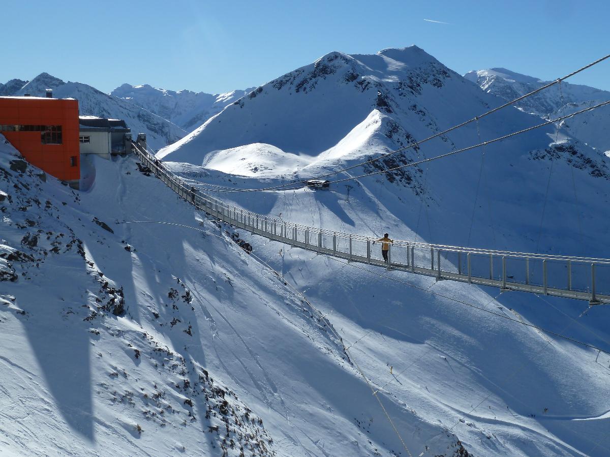 Passerelle suspendue du Stubnerkogel 