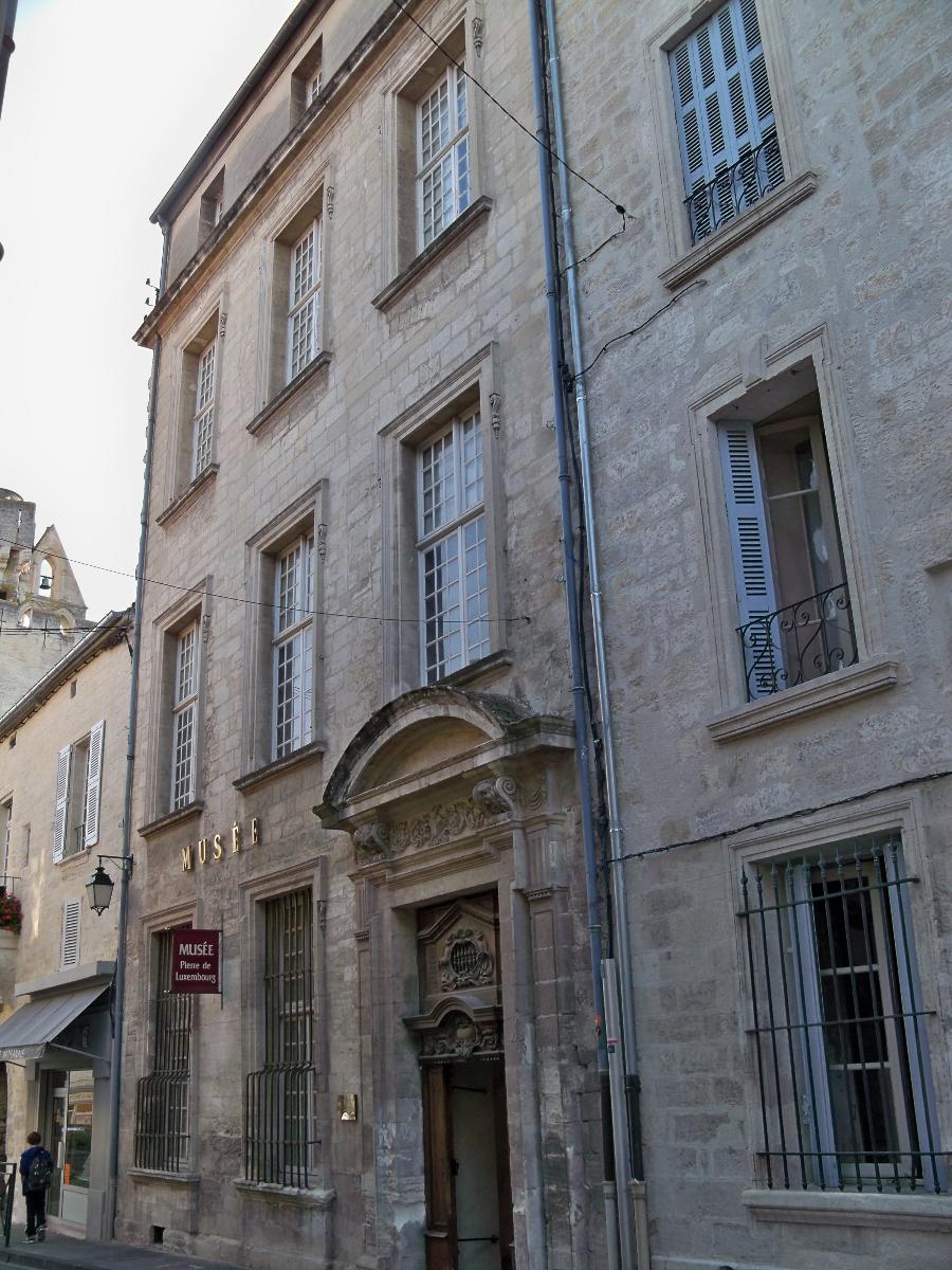 Villeneuve-lès-Avignon (Gard, France), hôtel particulier Pierre de Luxembourg 