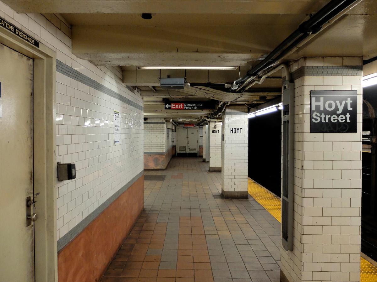 Hoyt Street - Fulton Mall Subway Station (Eastern Parkway Line) 