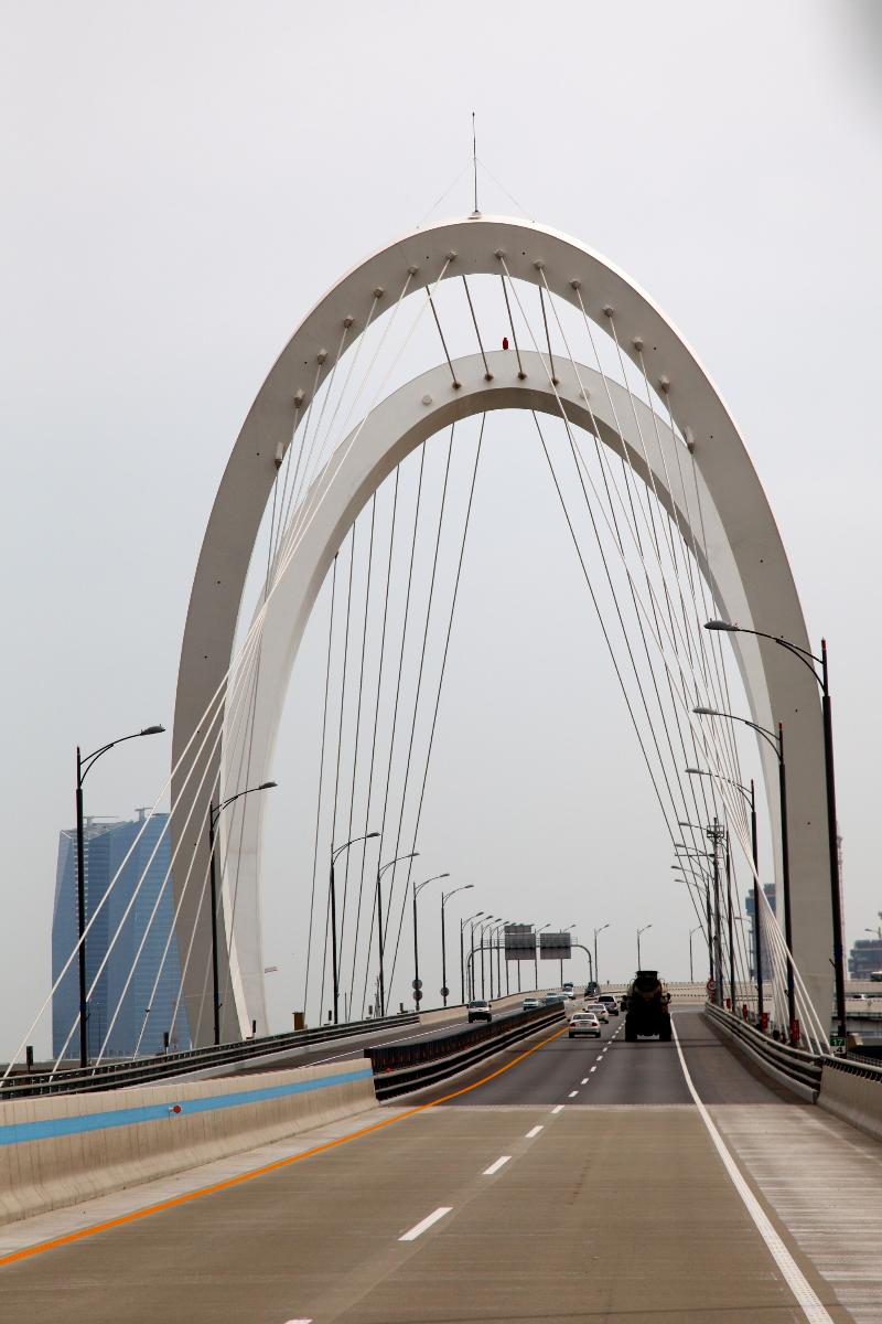 Songdo-Brücke der Incheon-Schnellstraße 