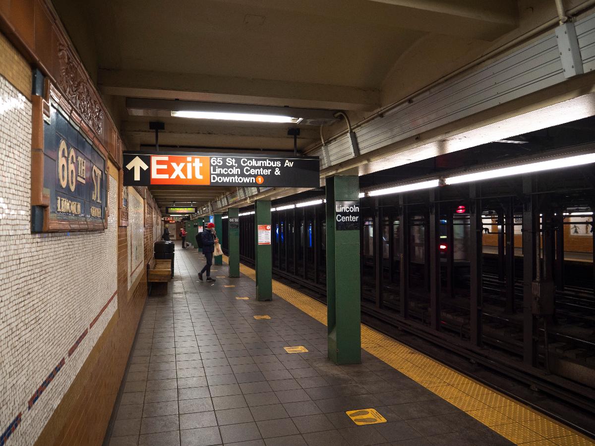 66th Street – Lincoln Center Subway Station (Broadway – Seventh Avenue Line) 