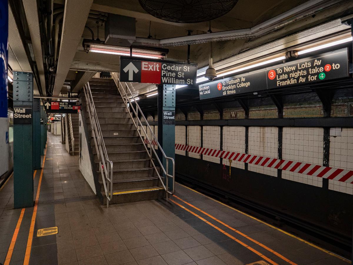 Wall Street Subway Station (Broadway – Seventh Avenue Line) 