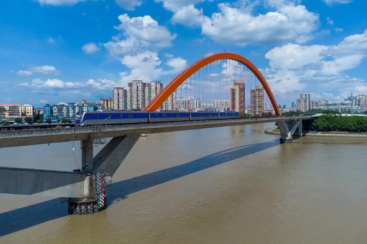 Jinshazhou-Metrobrücke 