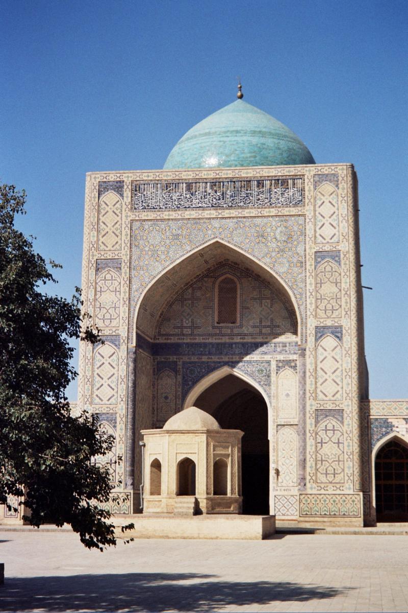 Iwan of the Kalyan Mosque — in Bukhara, Uzbekistan 