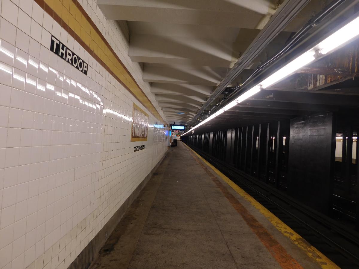 Kingston-Throop Avenues Subway Station (Fulton Street Line) 
