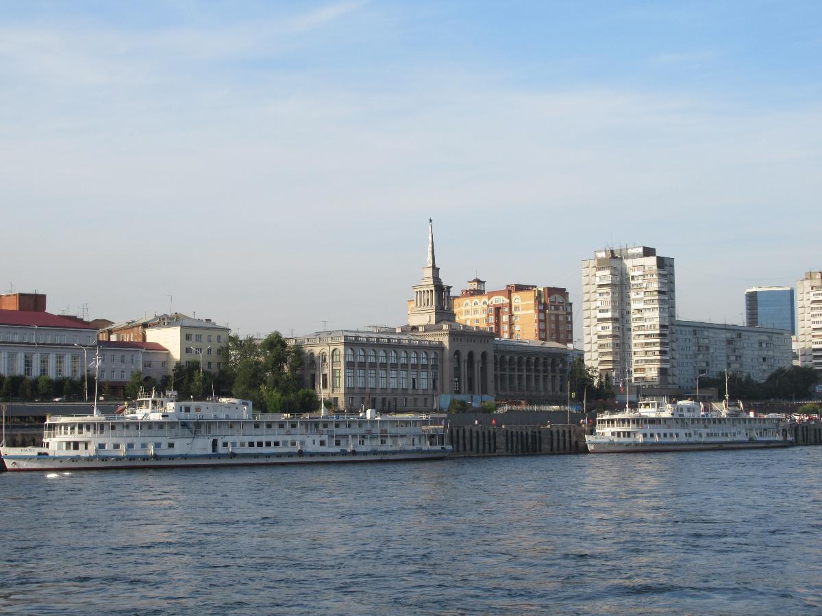 Hafengebäude Krasnojarsk 