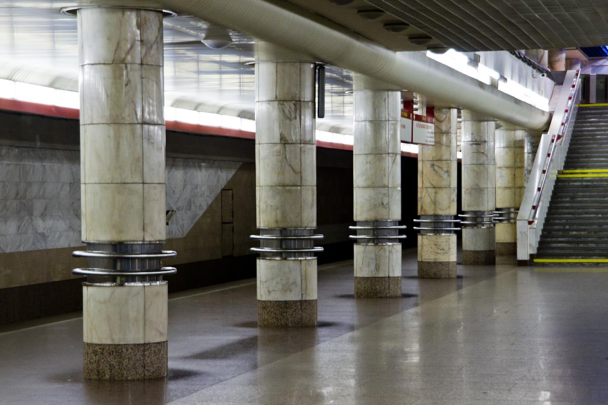 Metrobahnhof Mahiloŭskaja 