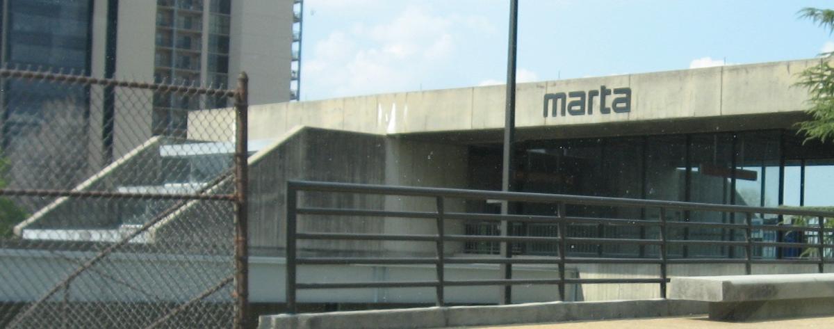 MARTA's Arts Center station, Atlanta, Georgia 