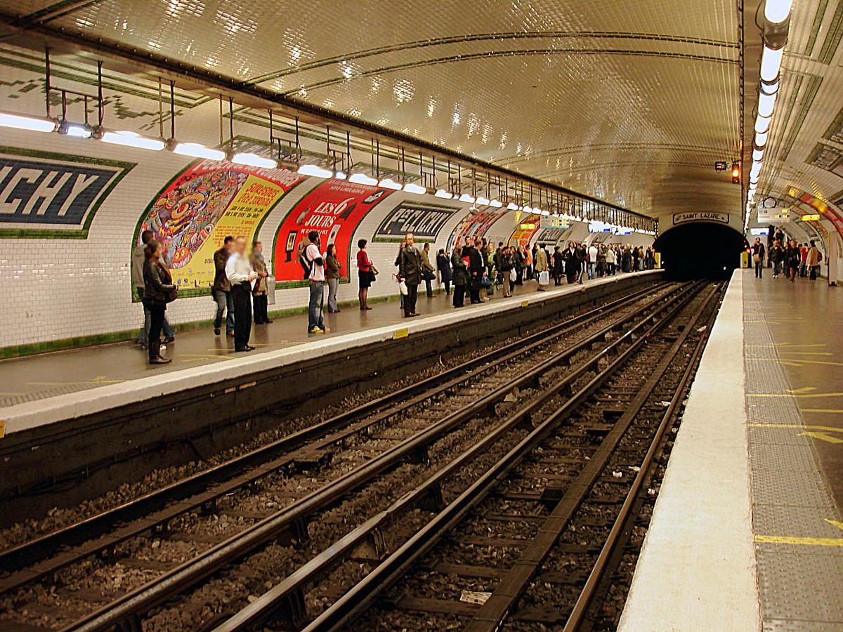 Place de Clichy Metro Station 