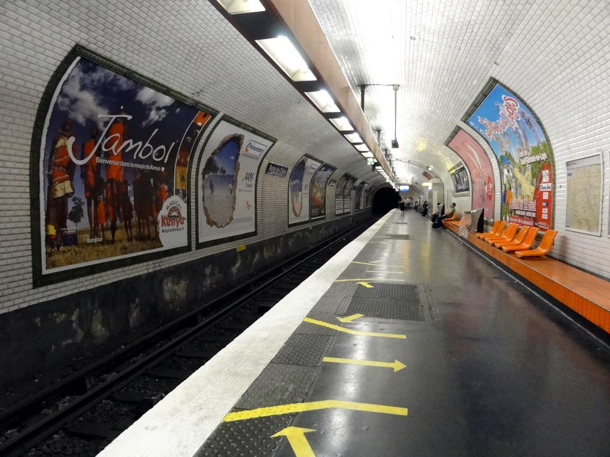 Station de métro Porte de Clichy 