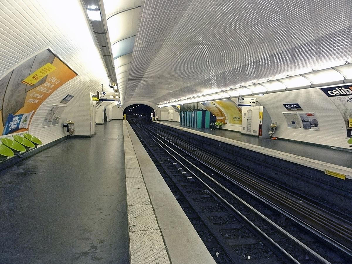 Metrobahnhof Anvers 