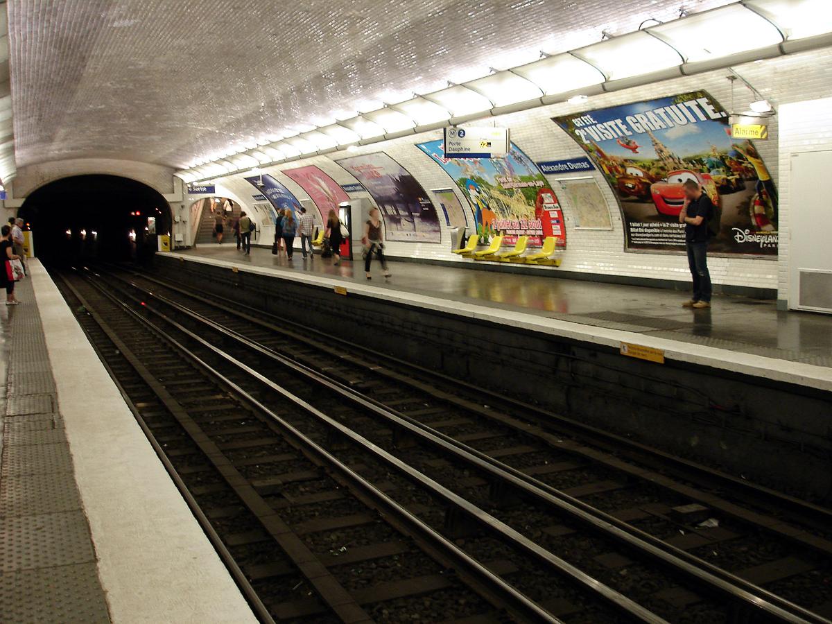 Metrobahnhof Alexandre Dumas 