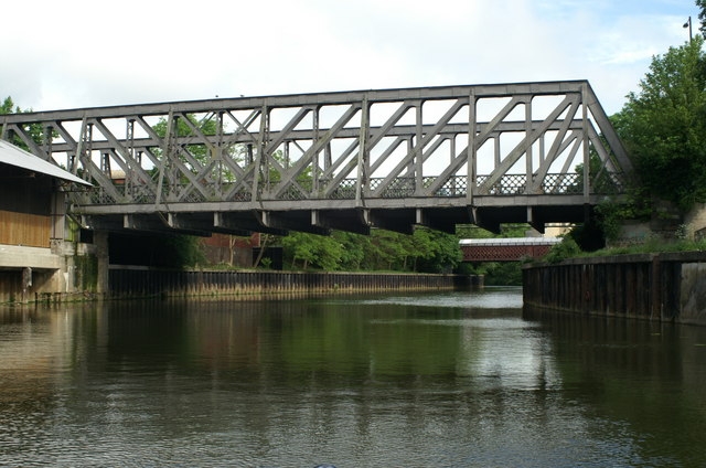 Midland Bridge Road Bridge, River Avon, Bath Carrying Midland Bridge Road between Kingsmead and Westmoreland.
