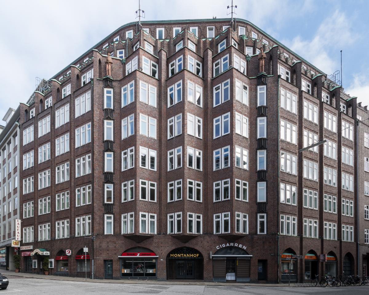 Kontorhaus Montanhof in Hamburg-Altstadt 