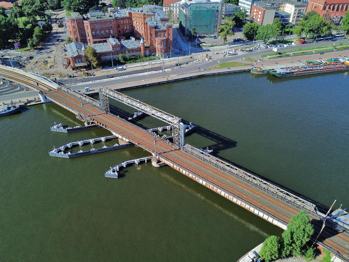Eisenbahnbrücke Szczecin 