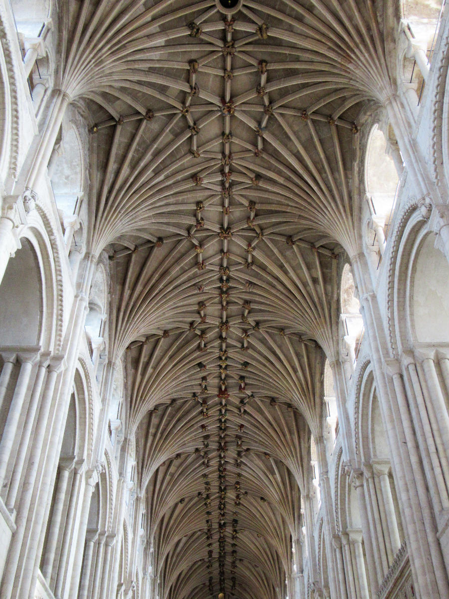 Norwich cathedral, nave roof 