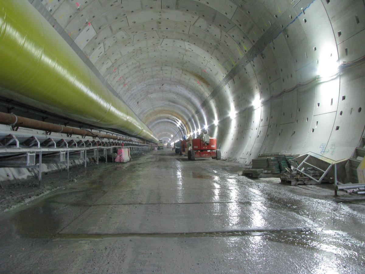 North South Bypass Tunnel, Brisbane, Australia during construction 