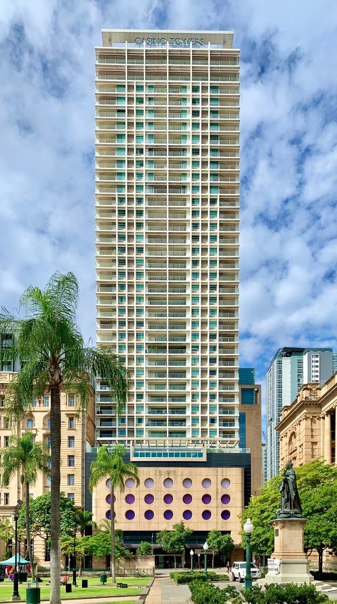 Oaks Casino Towers hotel, Brisbane, Queensland 2020 