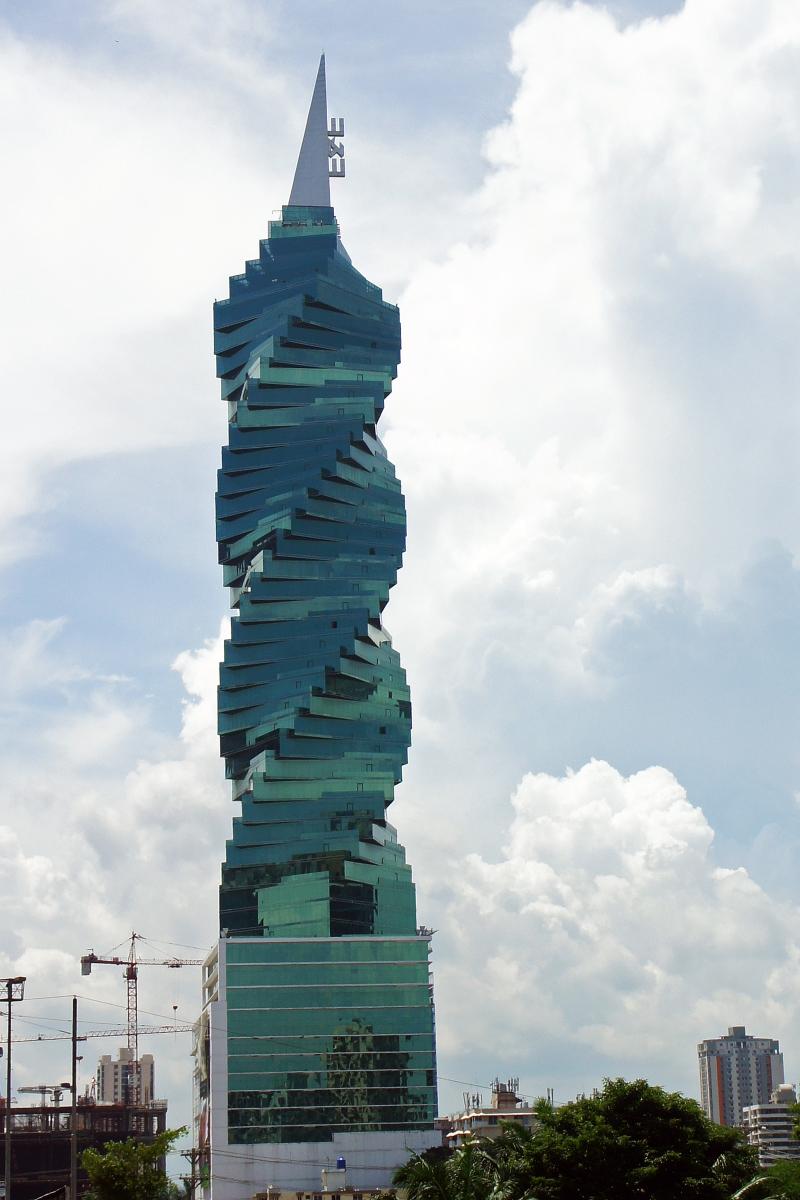 F&F Tower (known as Revolution Tower during its construction) in Panama City, Panama 