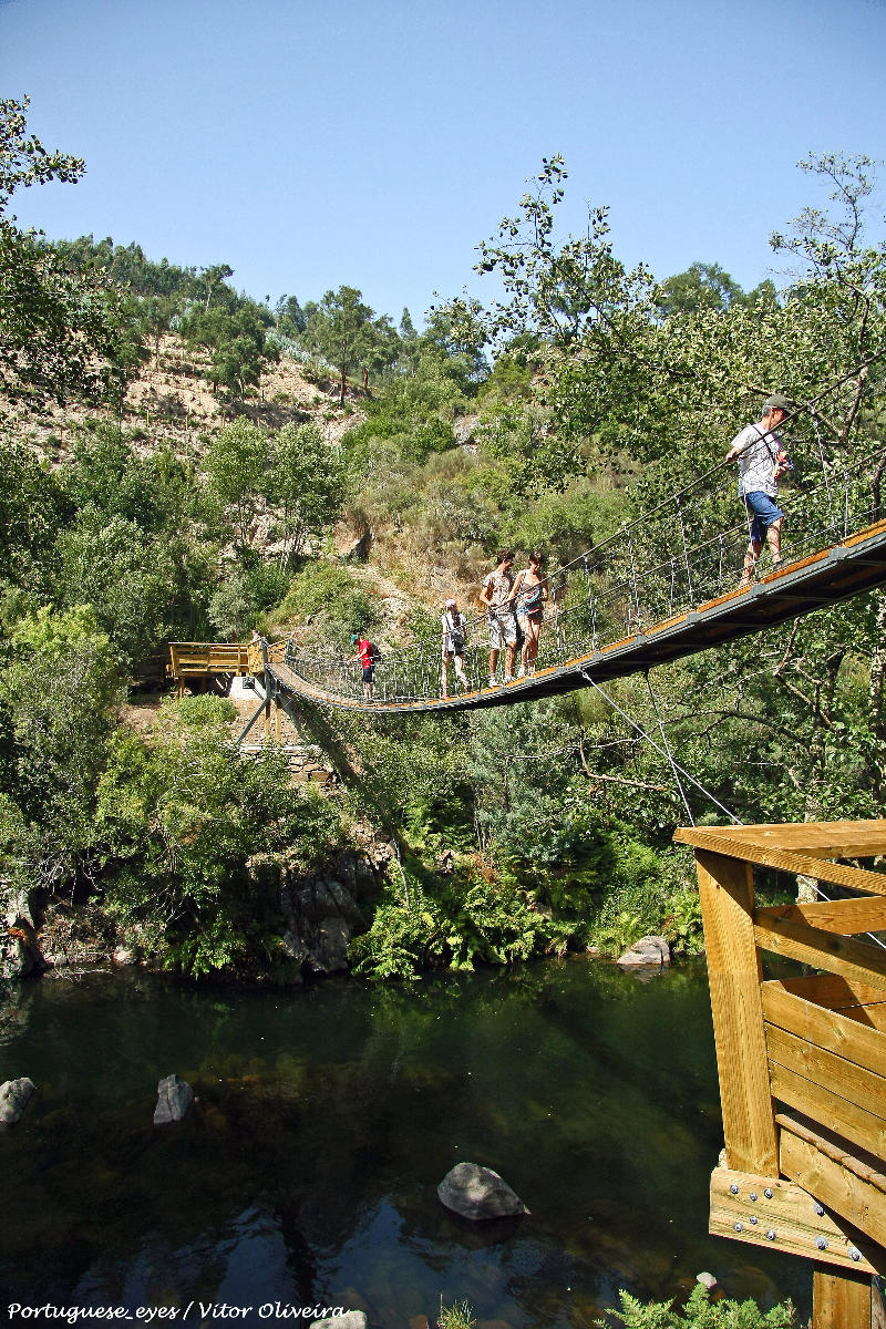 Ponte suspensa dos Passadiços do Paiva 