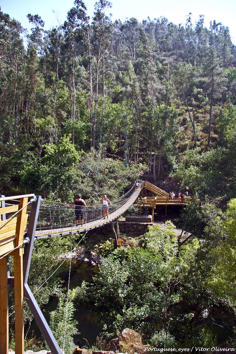 Ponte suspensa dos Passadiços do Paiva 