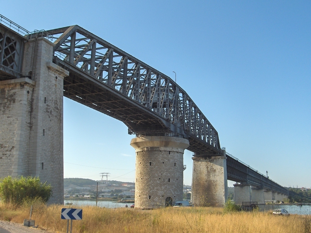 Railroad bridge of Caronte (Martigues, Bouches-du-Rhône, France) 