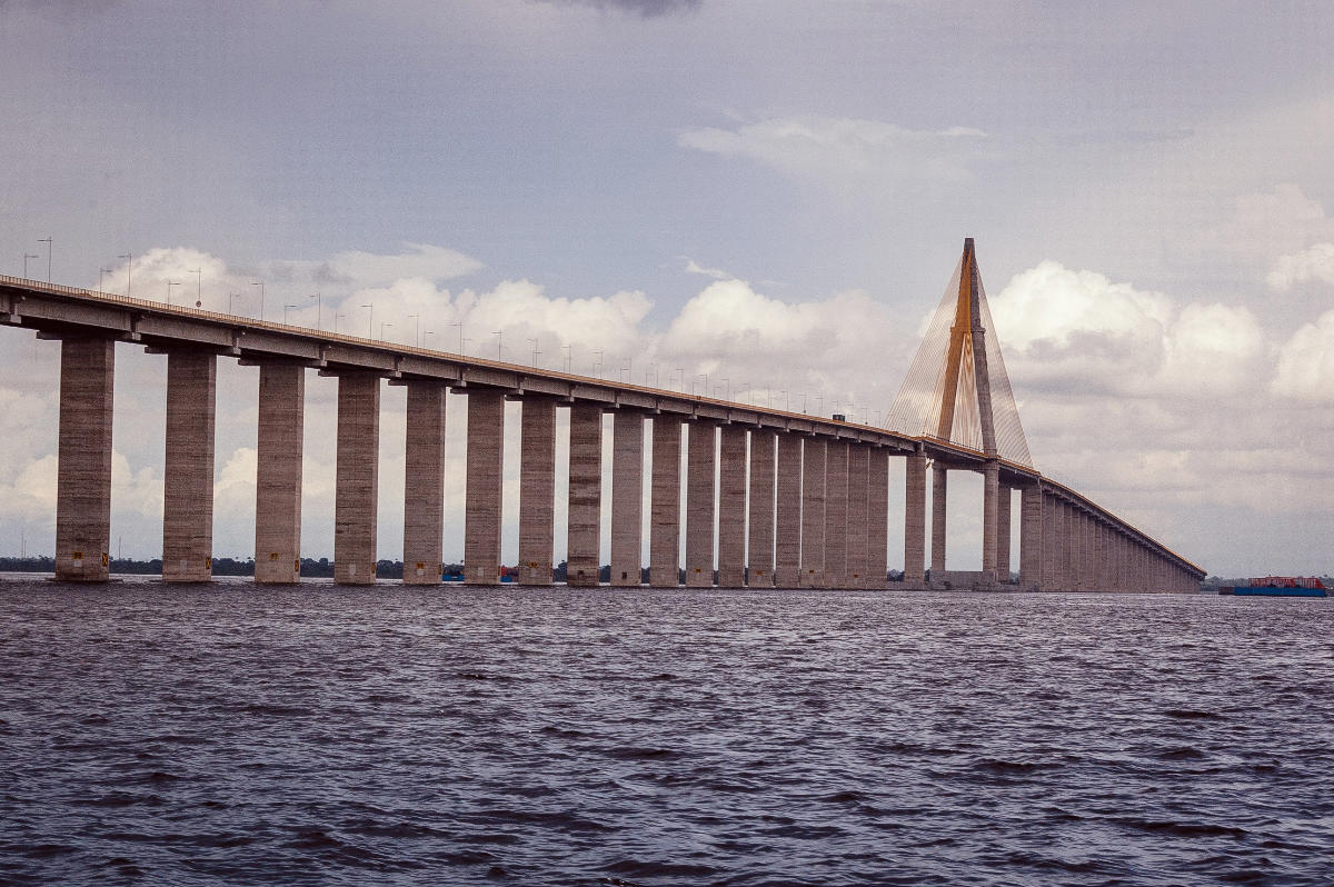 Rio Negro-Brücke Manaus-Iranduba 