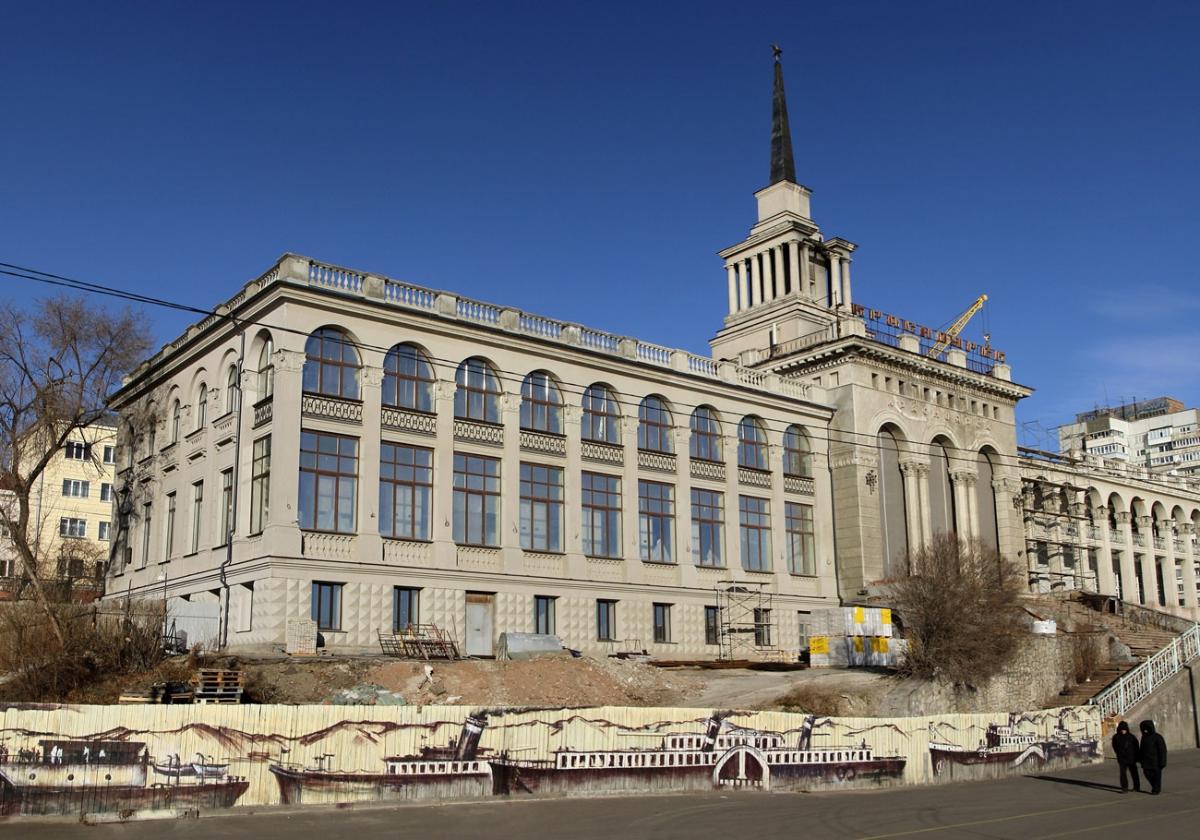 Hafengebäude Krasnojarsk 