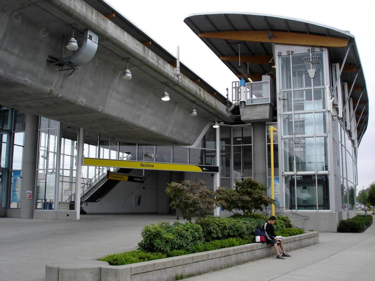Renfrew SkyTrain Station, Vancouver, British Columbia, Canada 