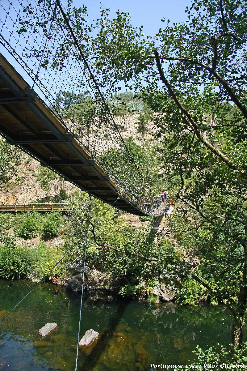 Ponte suspensa dos Passadiços do Paiva 