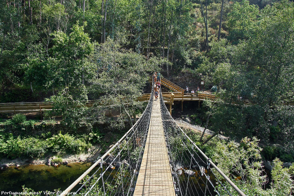 Ponte suspensa dos Passadiços do Paiva 