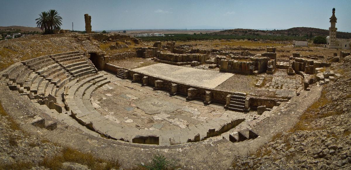 Théâtre romain de Bulla Regia 