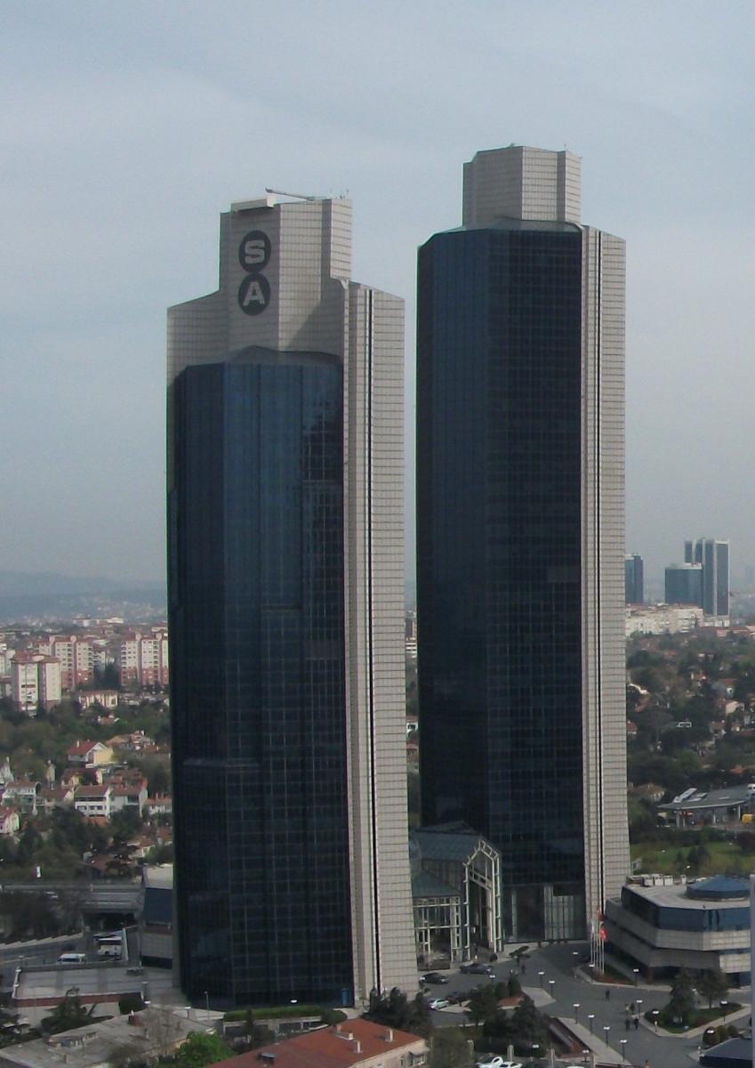 Sabanci Group towers, 4. Levent, Istanbul, Turkey 