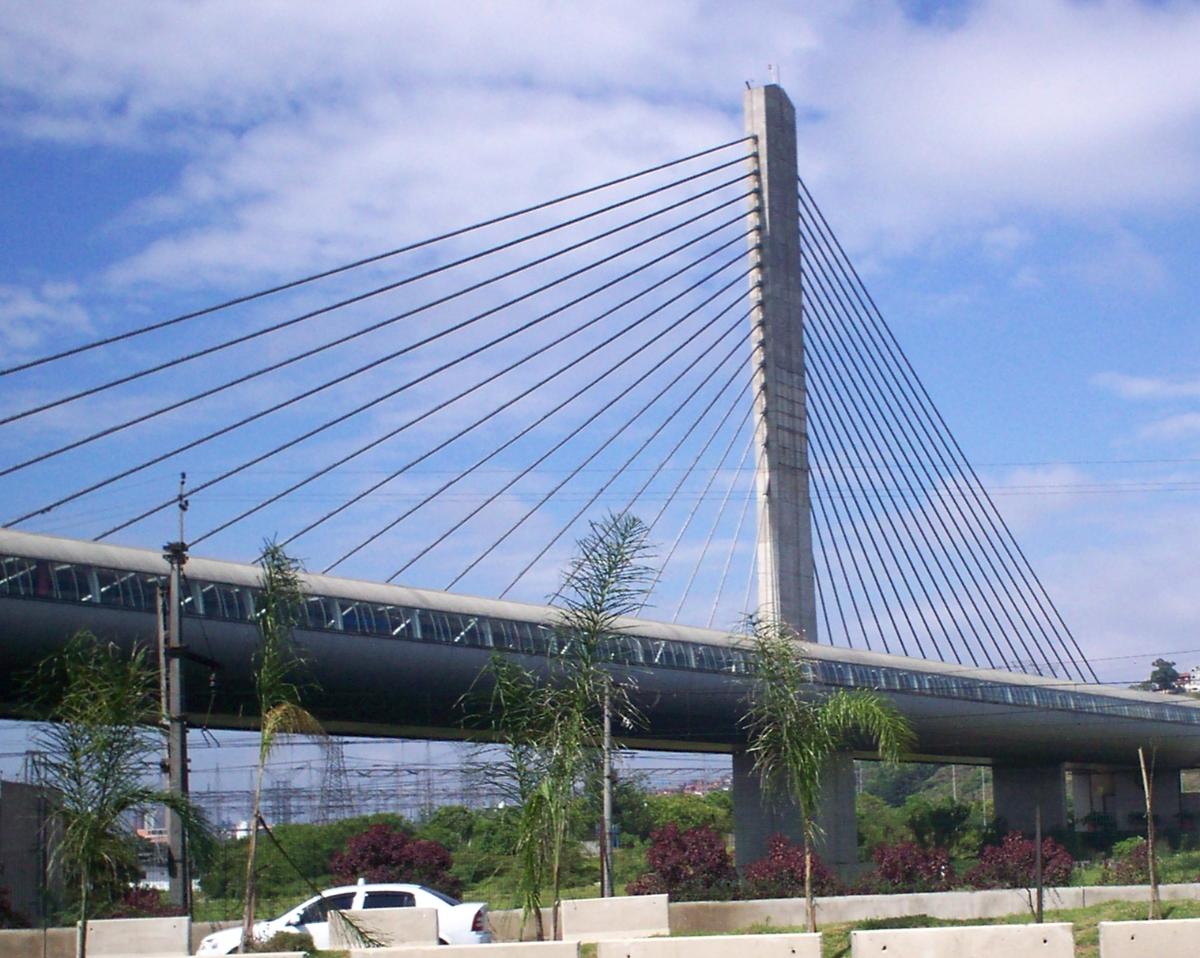 Santo-Amaro-Brücke / Metrobahnhof Santo Amaro 