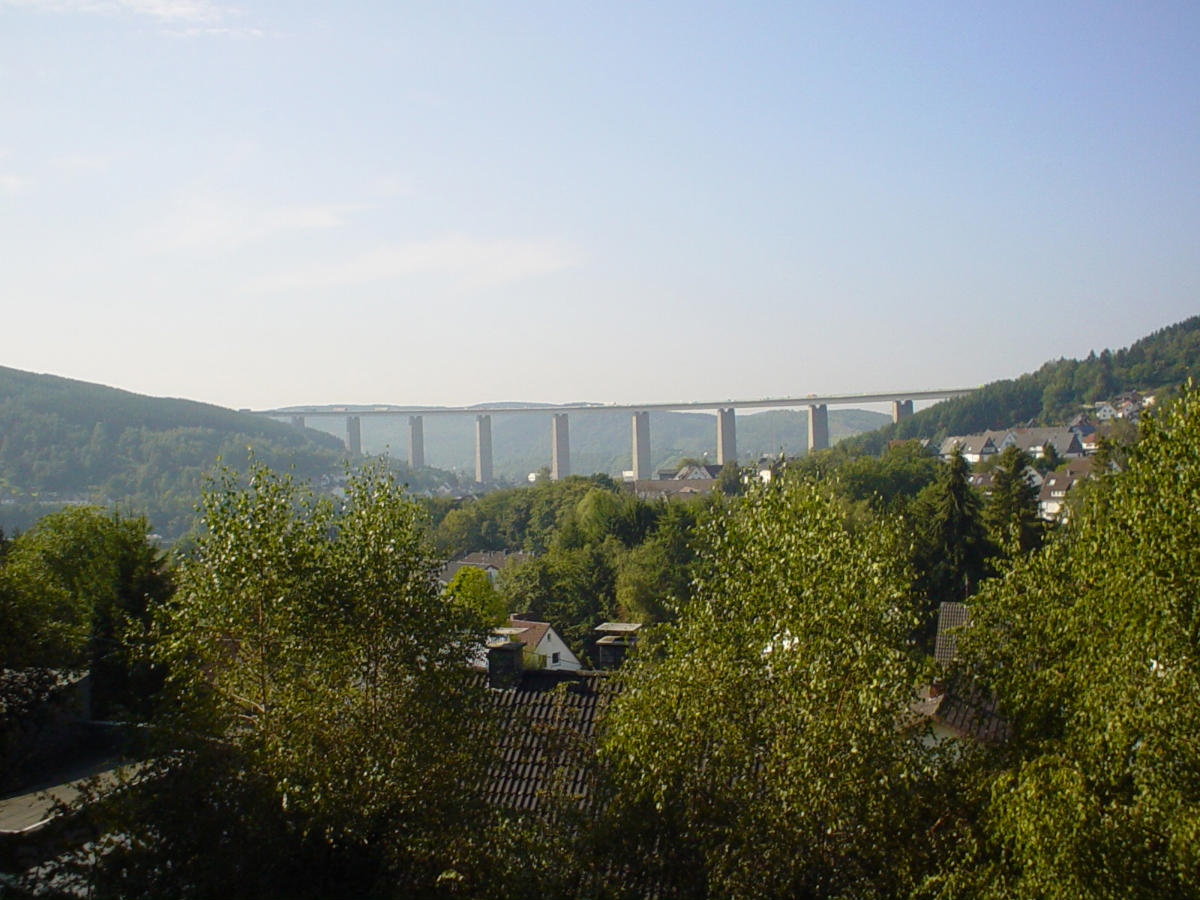 Siegtalbrücke - one of the tallest bridges in Germany 