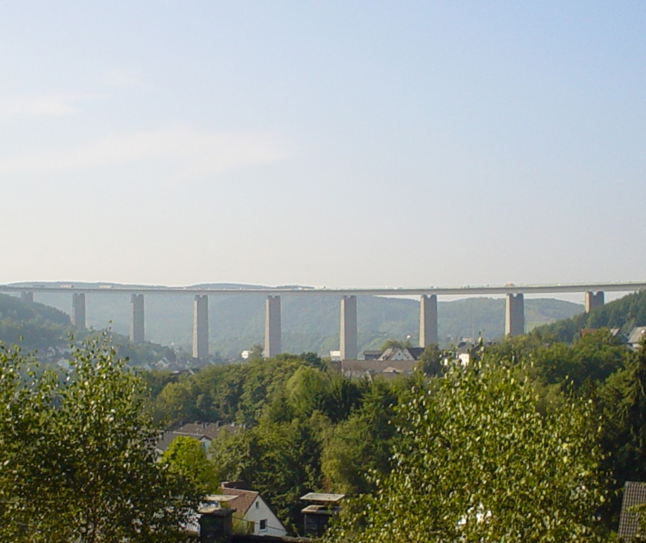 Siegtalbrücke - one of the tallest bridges in Germany 