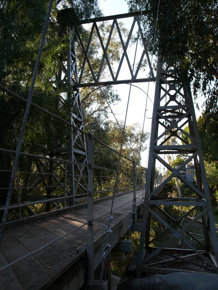 Spruce Street Suspension Bridge 