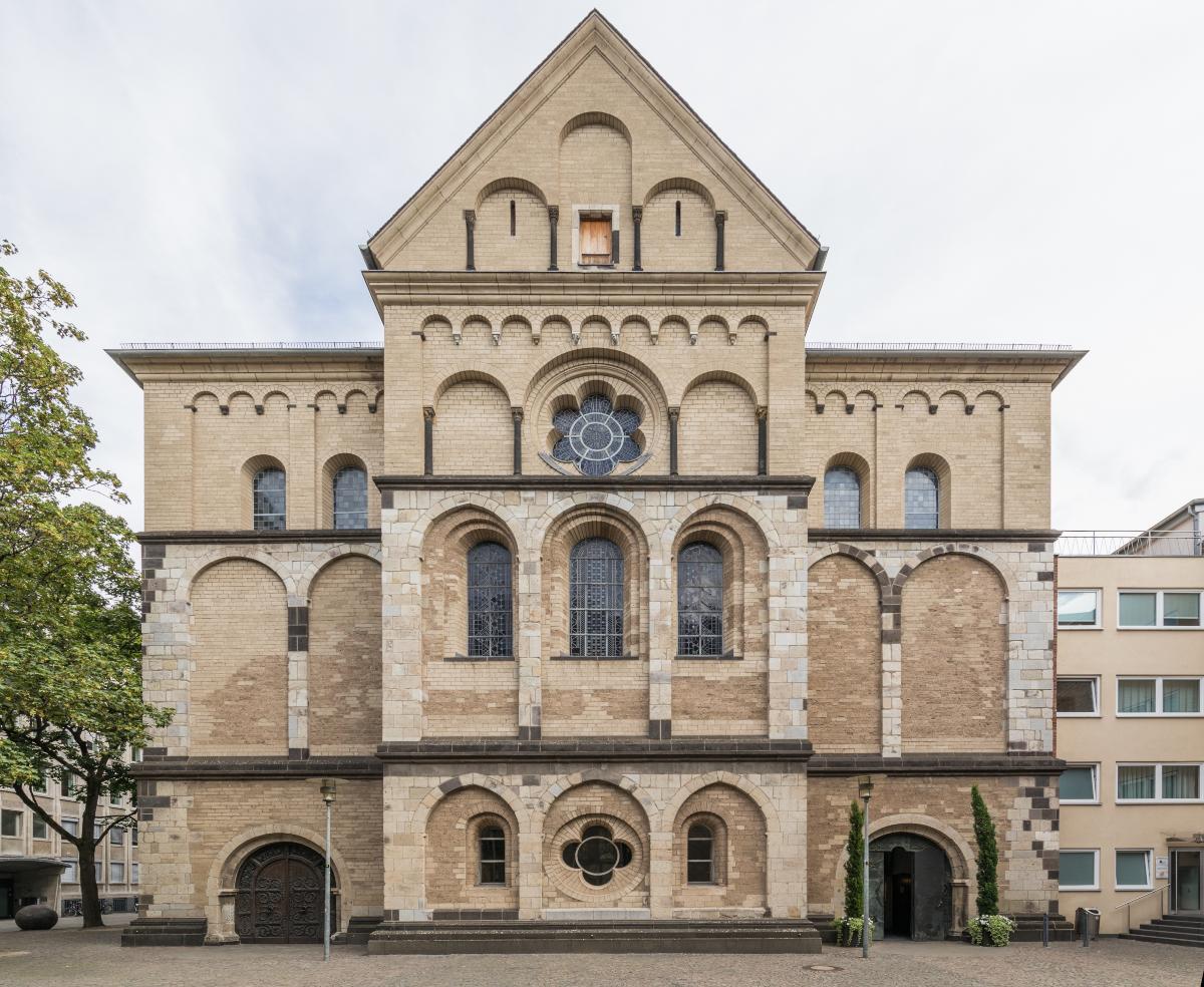 St. Andreas, Köln. Ansicht von Westen (Andreaskloster) 