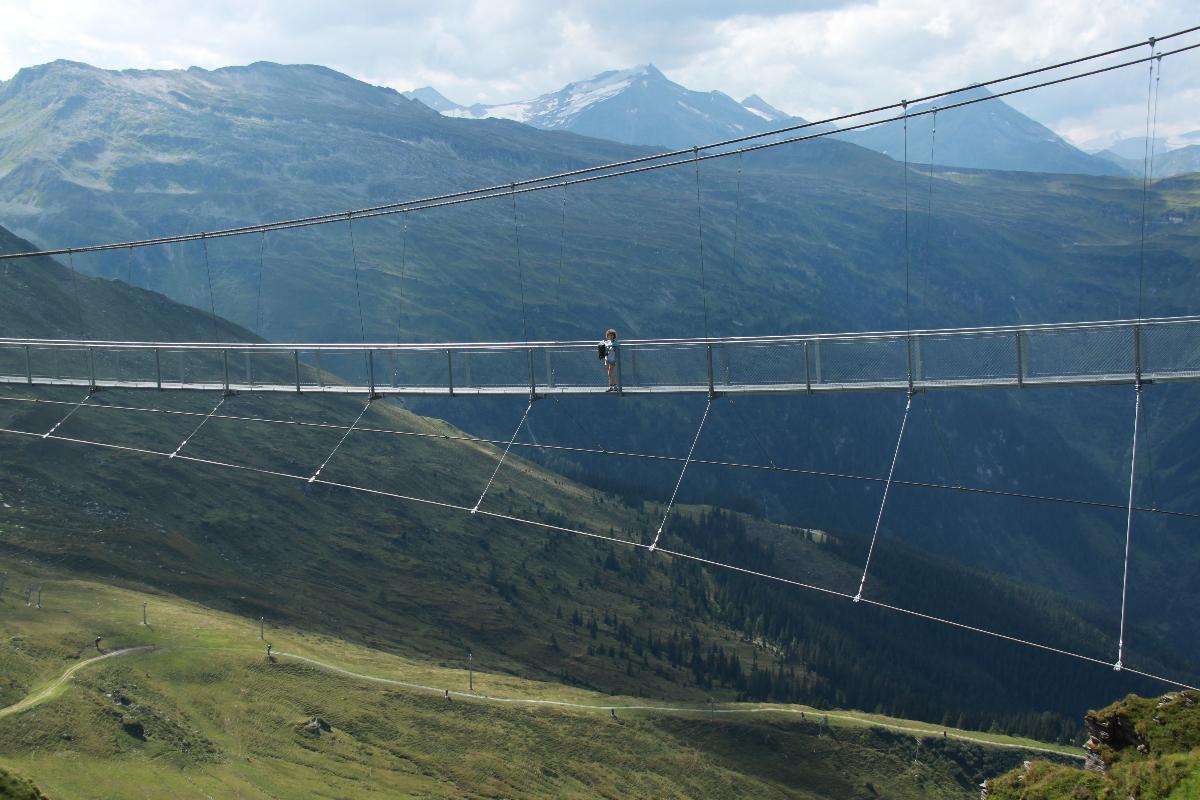 Passerelle suspendue du Stubnerkogel 