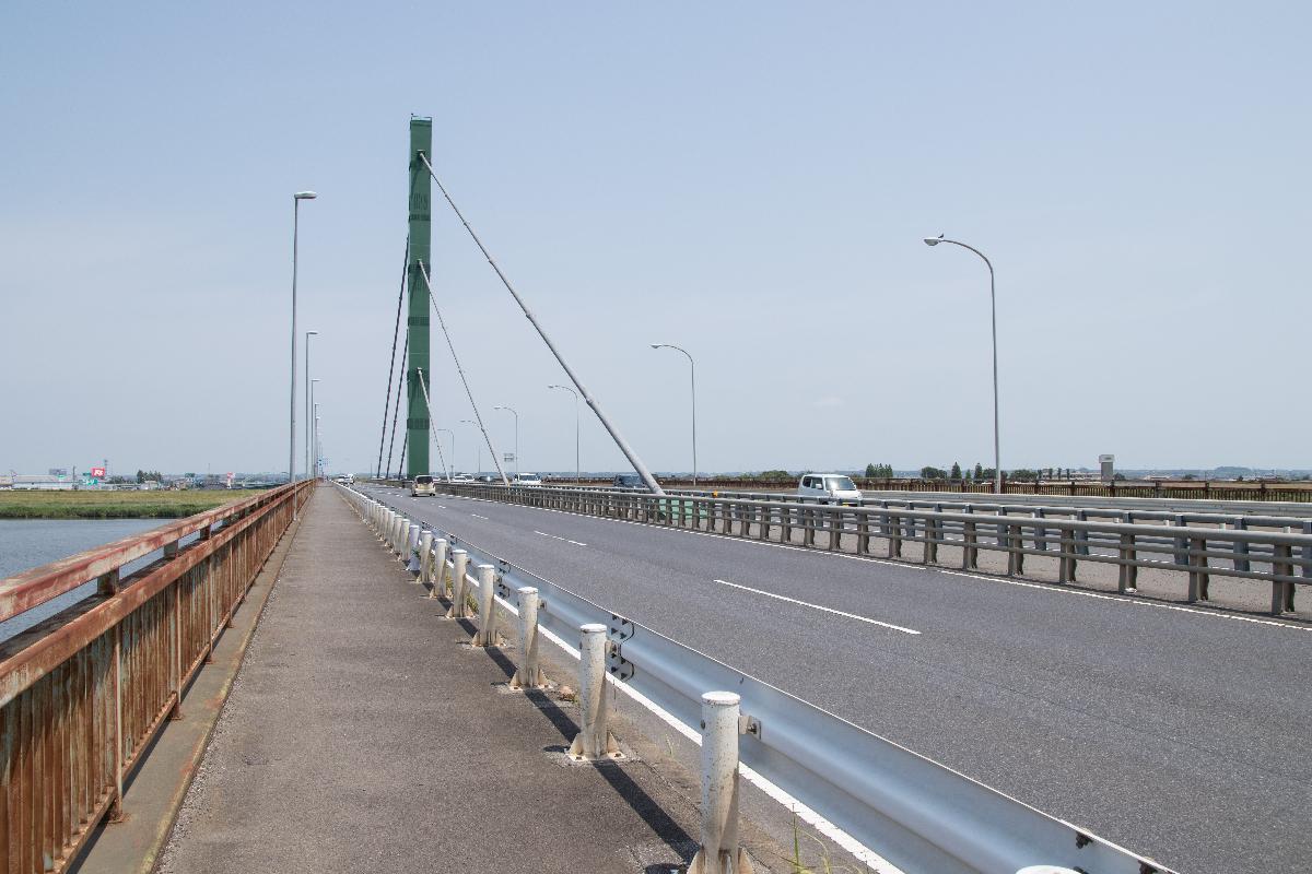 Suigo Bridge in Katori City, Chiba Prefecture, Japan 