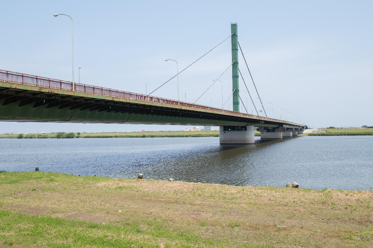 Suigo Bridge in Katori City, Chiba Prefecture, Japan 